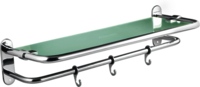 Adlife Glass Rack - Color: Green And Silver