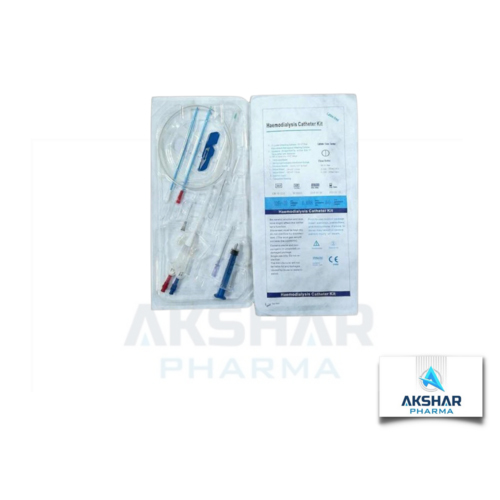 Double Lumen Hemodialysis Catheter Kit - Recommended For: Hospital