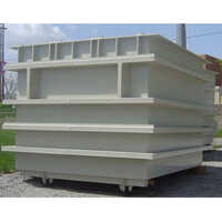 Pp Frp Plating Tanks - Durable New Design, Various Sizes Available, Industrial White Finish