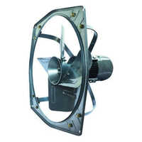 Heavy Duty Exhaust Fan - Metal Construction, 220-440 Volt Power Source | Black Color, Ceiling Installation, 1 Year Warranty