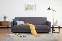 Opal Sofa Cum Bed In Grey Colour