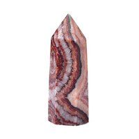 Rhodochrosite Gemstone Crystal Tower Pencil Point Healing Wand Stick