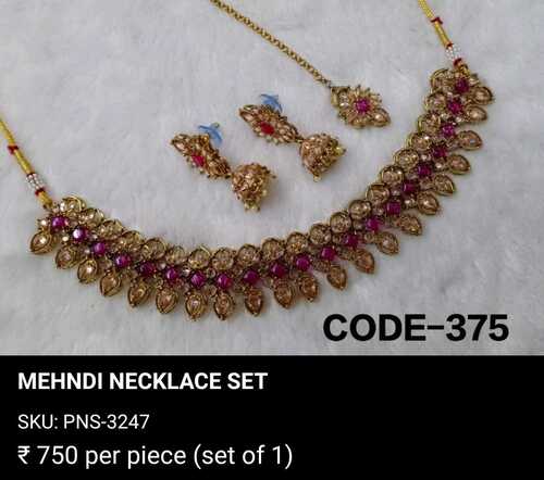 MEHANDI FINISH NECKLACE SET