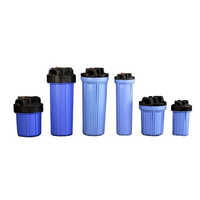 Pp Filter Housing - Pp Material, 10"/20" Size Options, Blue/black Color | Compact, Durable, Customizable, Ideal For Corrosive Liquid Processing