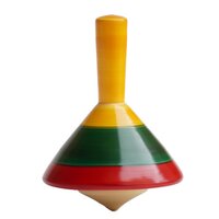 Hand Painted Wooden Spinning Top Toys