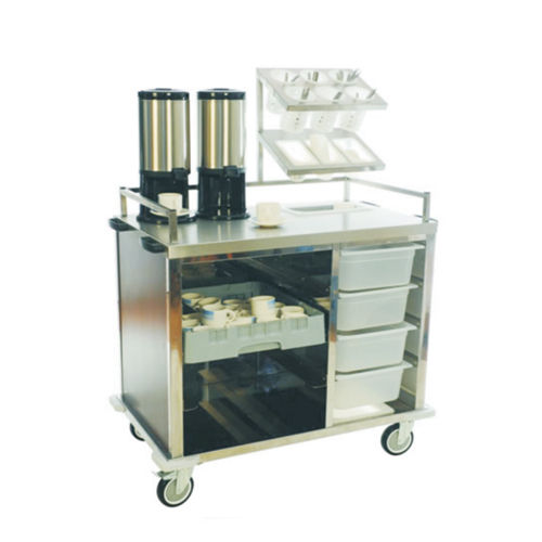 Silver Tea Snack Service Trolley