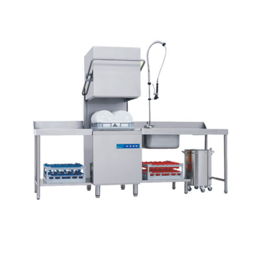 Semi Automatic Ss Hood Type Dishwasher