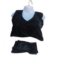 Washable Ladies Velvet Blouse With Pant