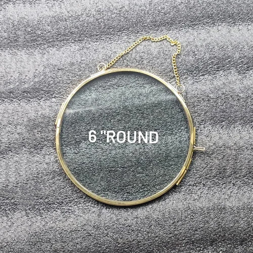 Polishing 6 Inch Round Vintage Photo Frame