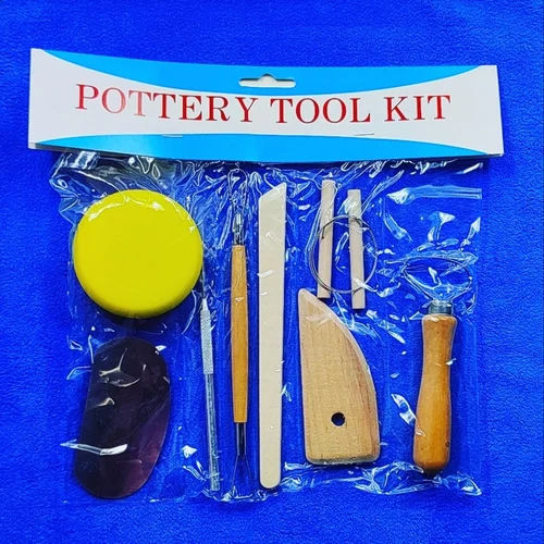 Multicolor Pottery Tool Kit