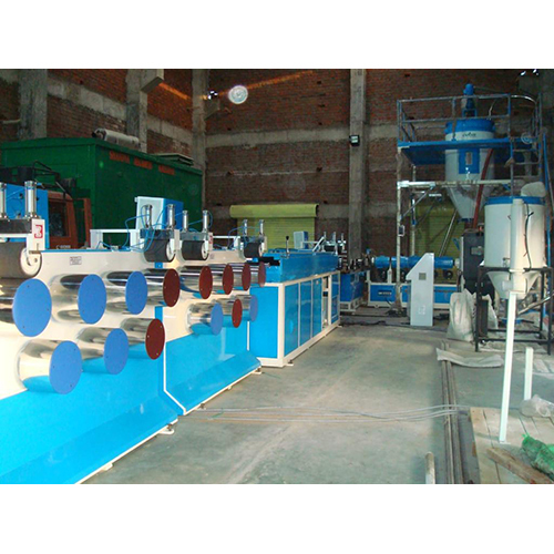 Blue Fully Automatic Pet Strap Making Plant