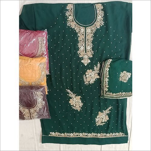 Washable Crape Heavy Dupatta Work
