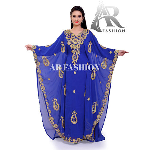 Dubai Moroccan Stylish Party Wear Dress