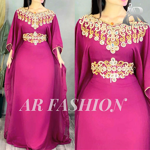 Zari Design Royal Dubai Moroccan Abaya Francisi Kaftan