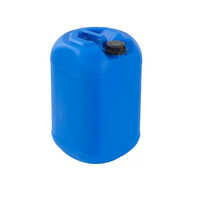 Stackable Container Can - Plastic, 10/20/30/35 Ltr, Round Shape | Blue Color, Versatile Storage Solution For Organizing Various Materials