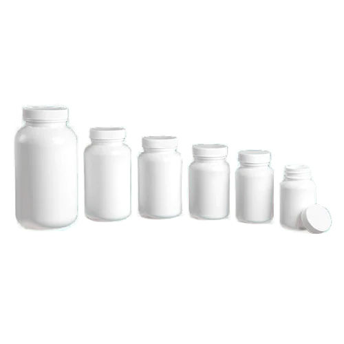 White Pharmaceutical Plastic Bottle