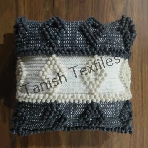 Handmade Woven Cushions - 100% Cotton, Customized Sizes | Printed Pattern and Unique Handmade Design for Cozy Home Decor