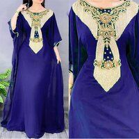 Dubai Moroccan Stylish Kaftan Elegant Arabic Kaftan Dress