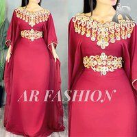 Zari Design Royal Dubai Moroccan Abaya Francisi Kaftan