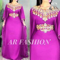 Zari Design Royal Dubai Moroccan Abaya Francisi Kaftan