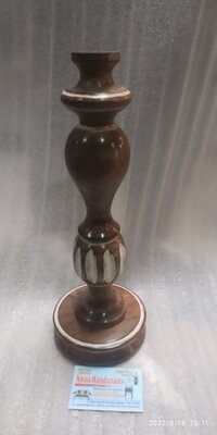 White Rustic Lamp Stand