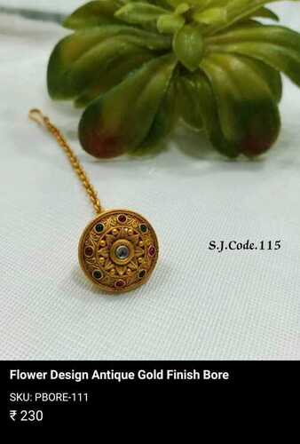 ANTIQUE GOLD FINISH BORE