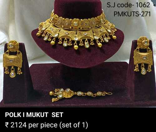 POLKI MUKUT SET
