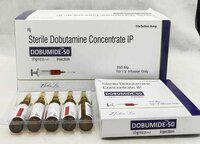 Dobutamine Injection - 50 Mg Strength, 5 Ml Ampoule Pack Of 10 | General Medicines, Liquid Form, 36 Months Shelf Life, Store In Dry & Cool Place