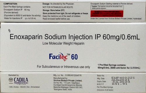 FACILOC (Enoxaparin 60MG) INJ