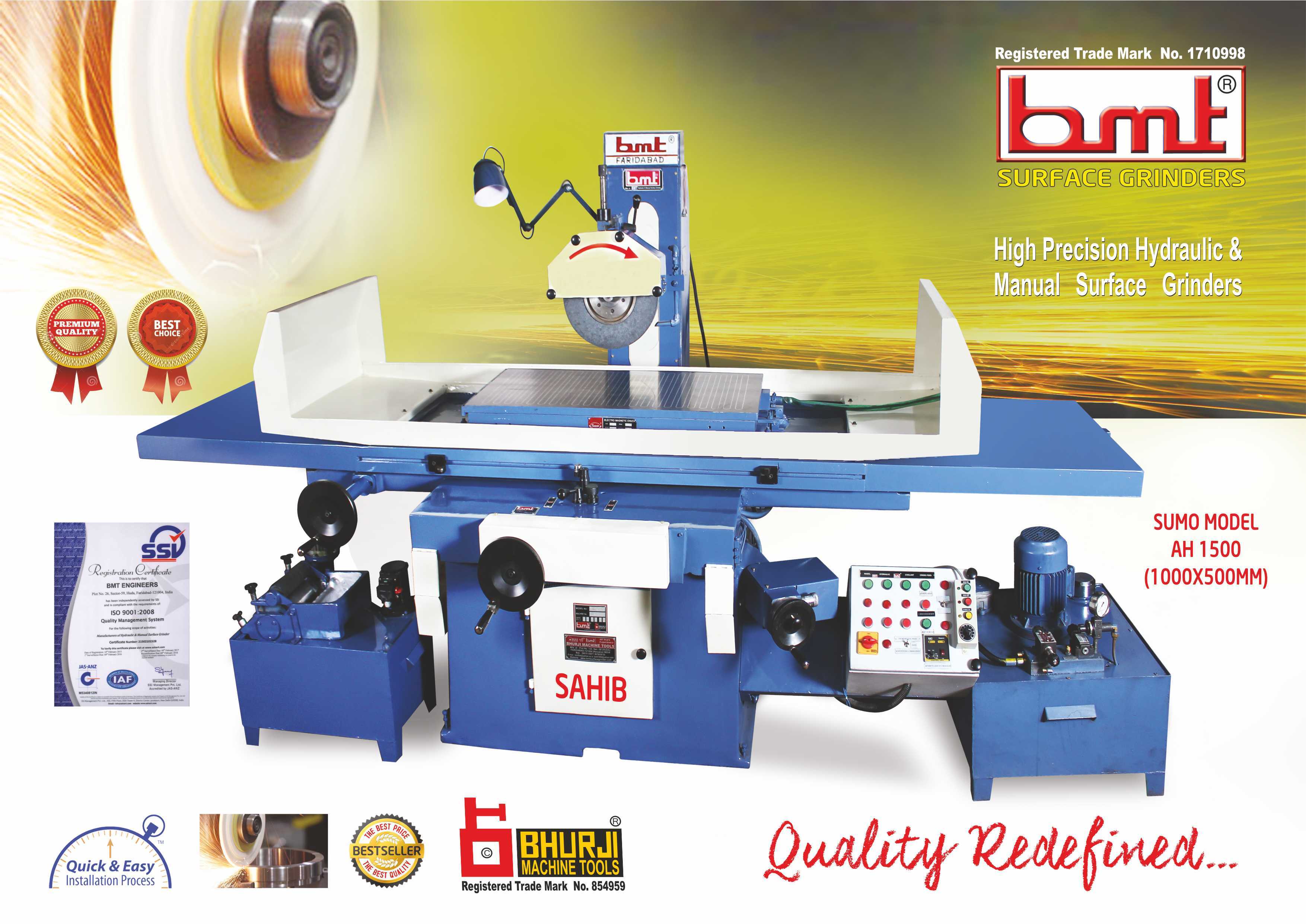 Surface Grinder Wider Bed