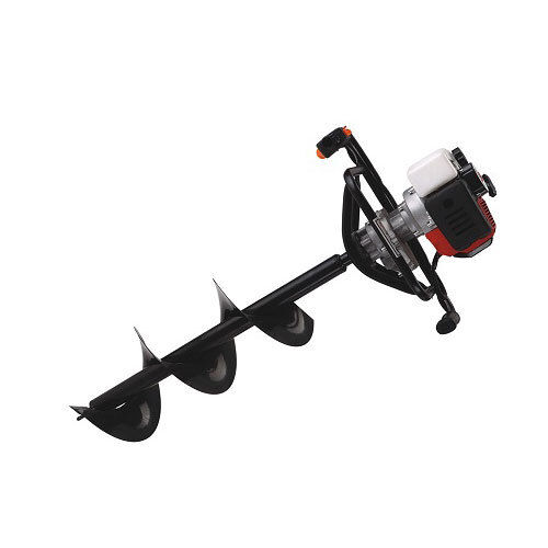 Black 2-Stroke Petrol Engine Earth Auger