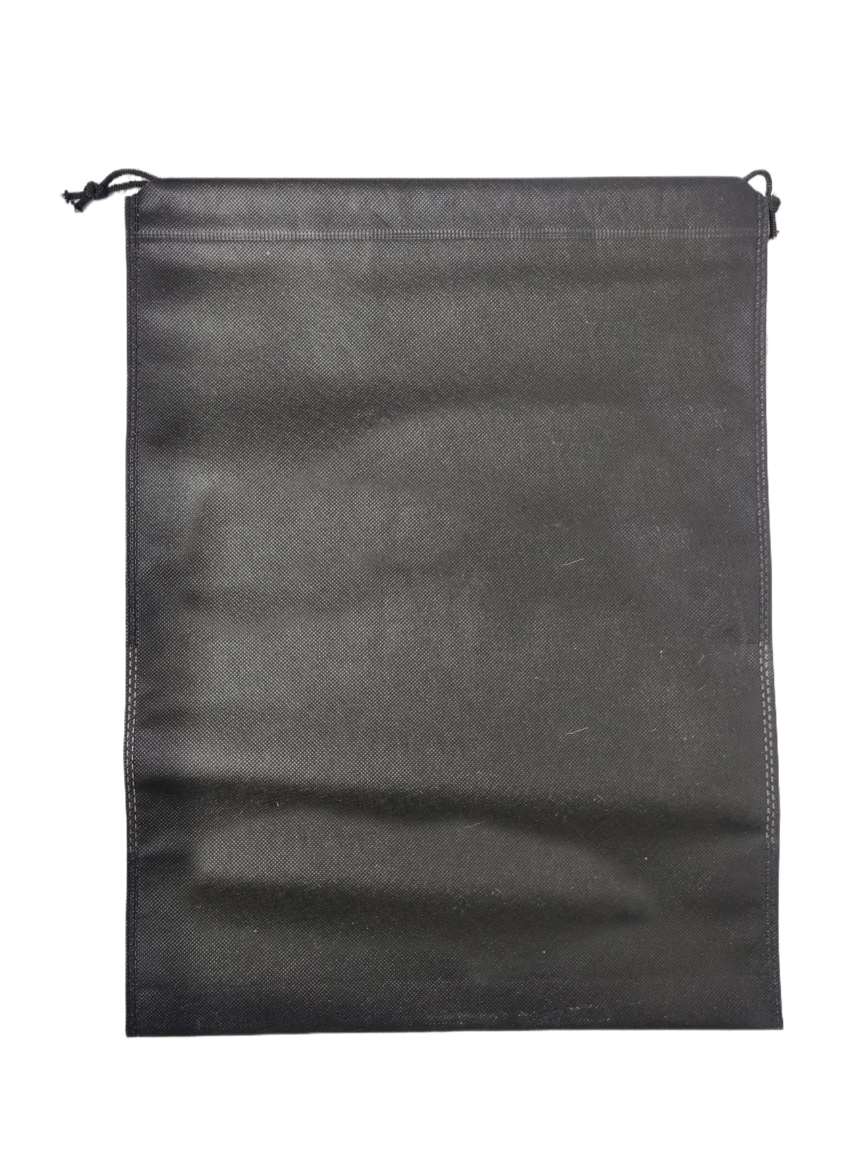 Non woven Shoe Bag Black with Transparent Window 12 by 16 inch