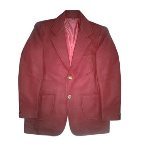 Unisex Maroon School Blazer