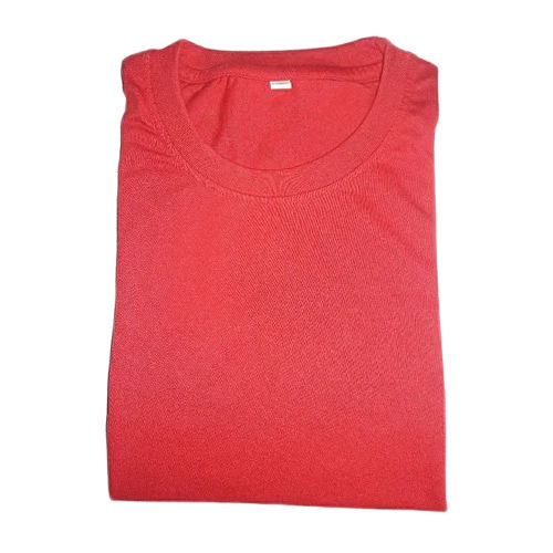 Mens Plain Round Neck T-Shirt