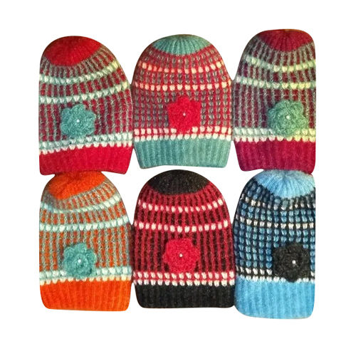 Different Available Ladies Fancy Woolen Caps