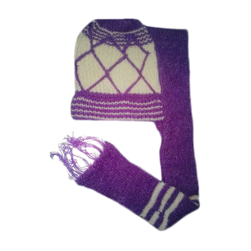 Ladies Winter Long Cap With Scarf