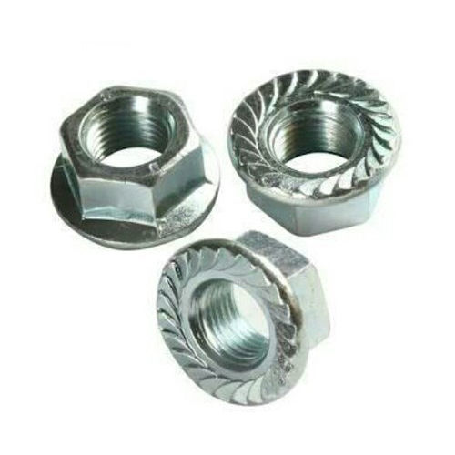 Silver Flange Nuts