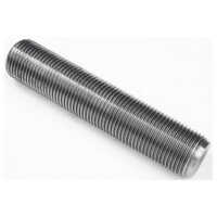 Fully Threaded Studs - Stainless Steel, Various Sizes, Silver Color - Galvanized Finish For Industrial And Automobile Applications