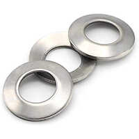 Conical Washers - Metal, Various Sizes, Silver | Round Shape, Polished Surface Treatment For Industrial Applications