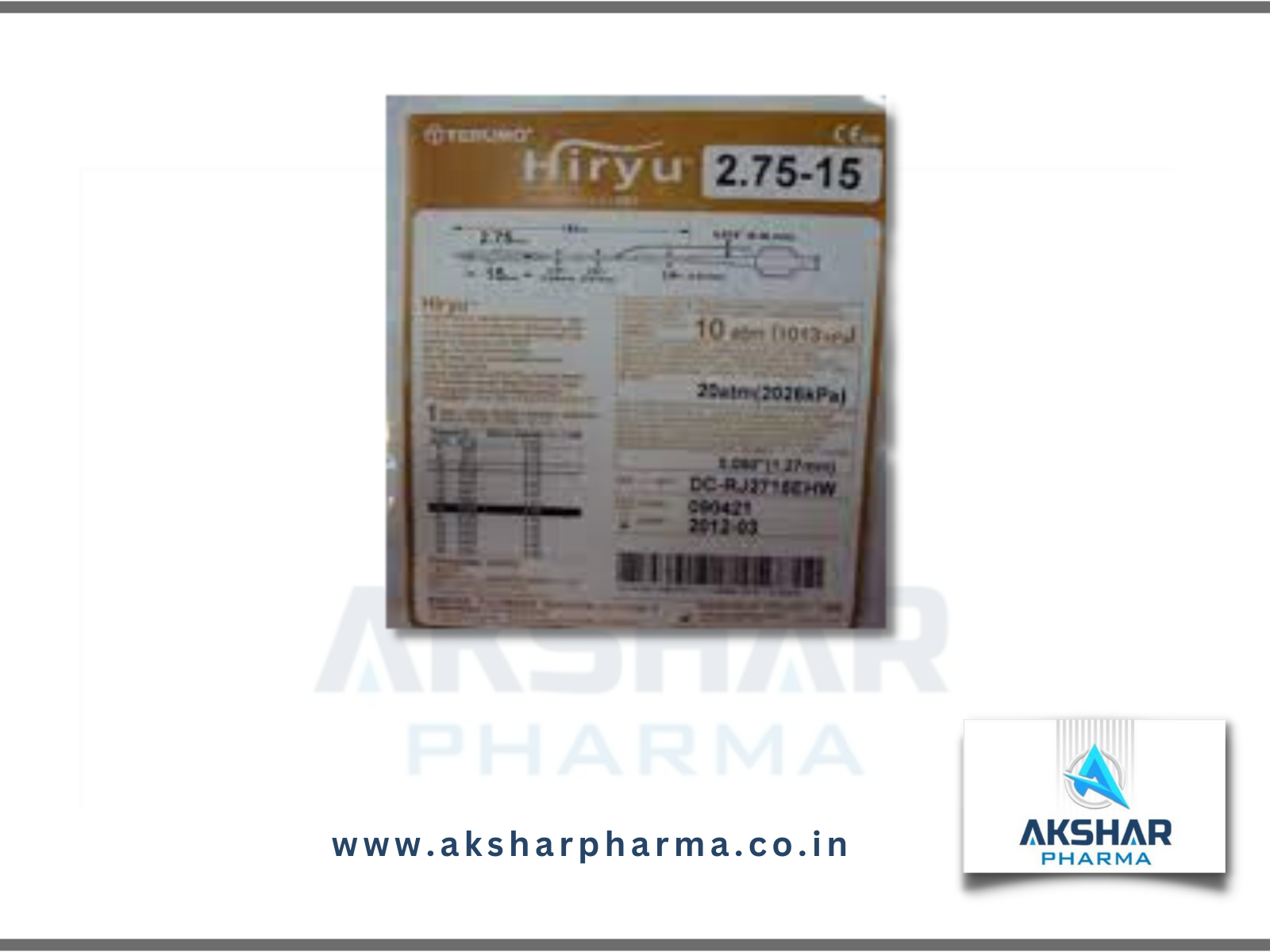 Hiryu Ptca Balloon Catheter