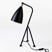 Metal Table Lamp Black Powder Coated High Quality Export Worthy Packing
