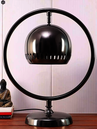Metal Table Lamp Black Powder Coated High Quality Export Worthy Packing