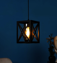 Metal Black Hanging Light Pendant  High Quality Export Worthy Packing