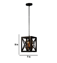 Metal Black Hanging Light Pendant  High Quality Export Worthy Packing