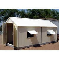 Porta Hut - Versatile Outdoor Space Solution | One Door Design, Elegant White Finish 