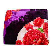 विभिन्न उपलब्ध डबल बेड प्रिंटेड मिंक ब्लैंकेट