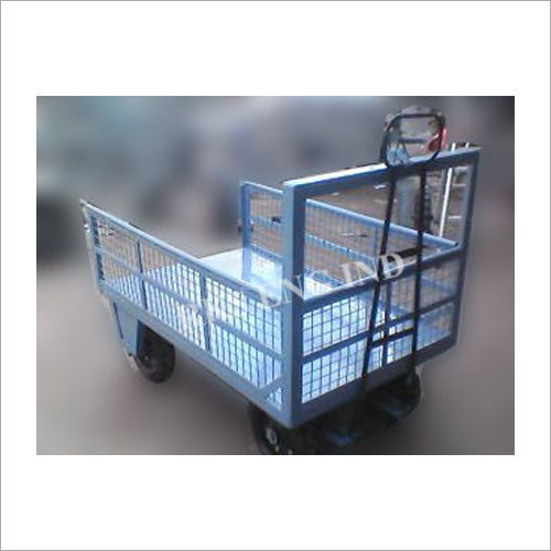 White Platform Trolley With Math