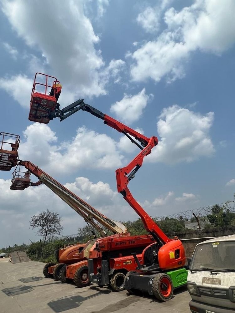 Boom Lift - Application: Box Type Wheel Barrow