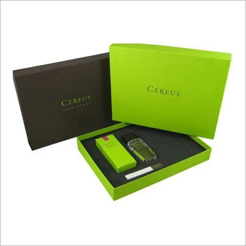 Green Printed Perfume Cardboard Box