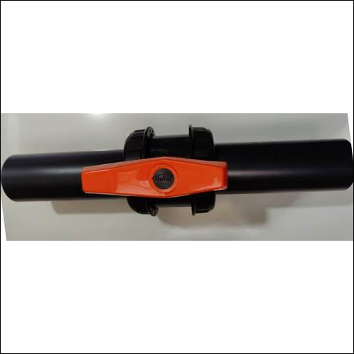 Hdpe Buttweld Ball Valve - Available In Various Sizes, Black Color | Suitable For Water Pipe Fittings